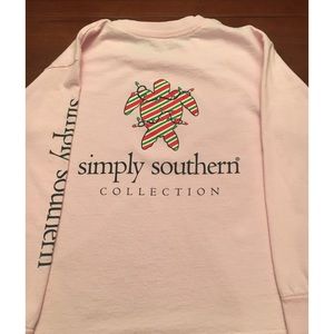 Simply Southern Pink Youth Girls Christmas Sold